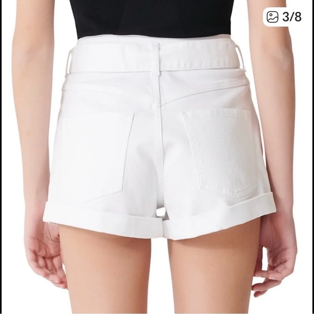 Maje Illo Tie-Waist Denim Shorts - Picture 4 of 6